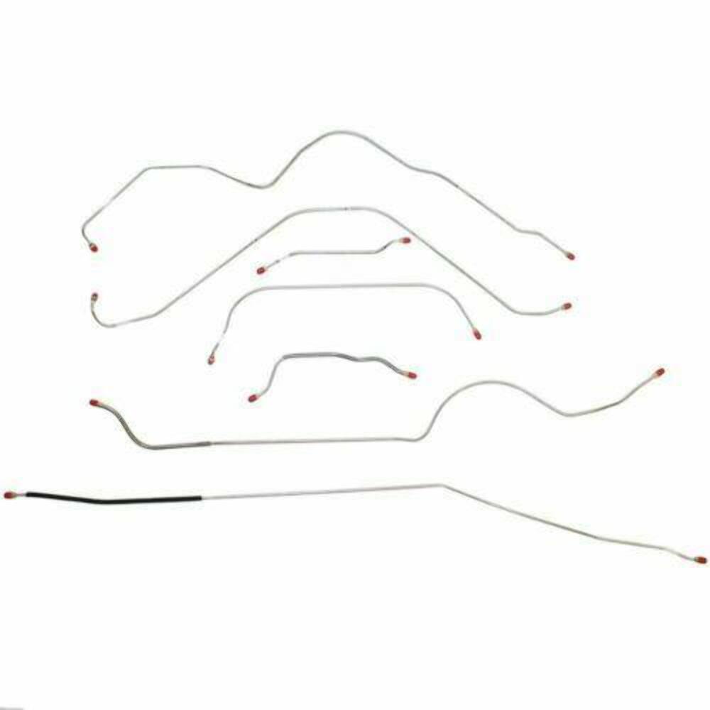 Complete Brake Line Kit For 56 Ford Thunderbird w/Power Brakes 7 Piece Steel SCK5602OM - Complete Brake Line Kit Car Part People