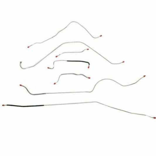 Brake Line Kit For 57 Ford Thunderbird Manual 7 Piece Steel Fine Lines
