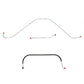 1957 Ford Thunderbird Complete Brake Line Kit Power Brakes Steel 7 Pieces SCK5702OM