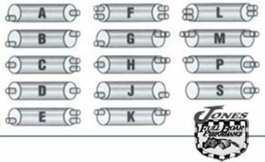 Truck Muffler; 7" X 30" Round 2.25" Offset In/2.75" Out-Fits 2.25"-SD730-35B - Performance Mufflers Car Part People
