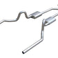 Crossmember Back w/X-Pipe Exhaust System 64-72 A-Body Split Rear Dual Exit 2.5