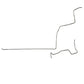 1964 Ford Thunderbird Fuel Line 2 Piece 3/8 Inch Tank-Pump Fuel Set - SGL6401SS