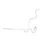 1966 Ford Thunderbird Fuel Line Kit 2 Piece 3/8 Tank to Pump Fuel Set -SGL6601OM
