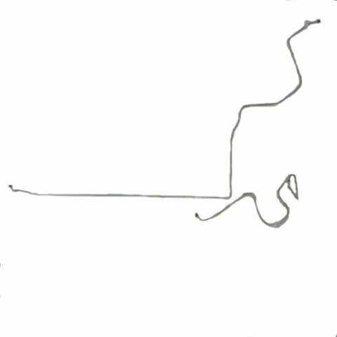 1966 Ford Thunderbird Fuel Line Kit 2 Piece 3/8 Tank to Pump Fuel Set -SGL6601SS
