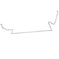 1958-60 Ford Thunderbird Intermediate Brake Line Standard Brakes - SIN5801OM