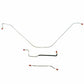 1955-1957 Ford Thunderbird Front Brake Line Kit Standard Brakes Stainless SKT5501SS