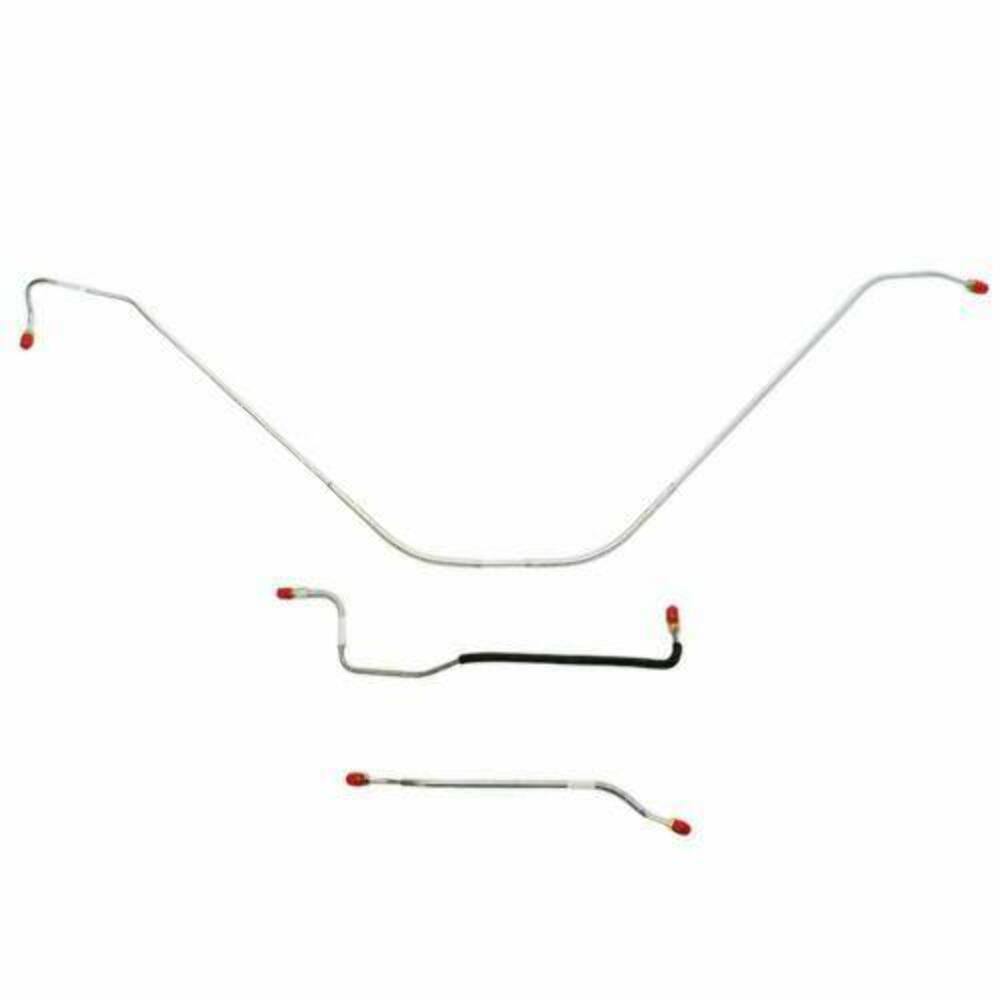 1955-1957 Ford Thunderbird Front Brake Line Kit Standard Brakes Stainless SKT5501SS