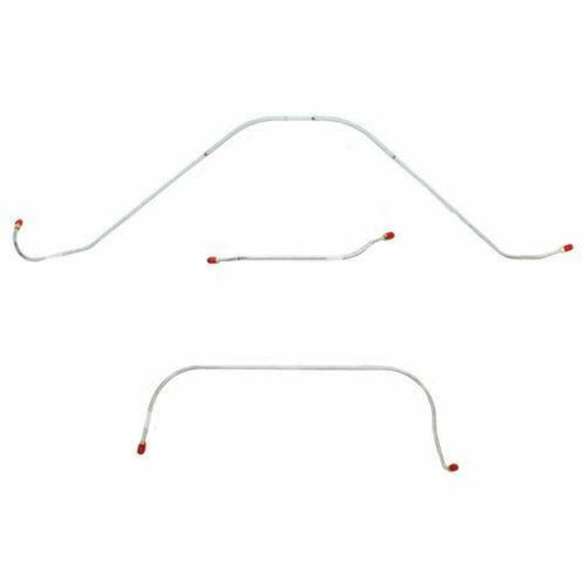 1956 Ford Thunderbird Front Brake Line Kit with Power Brakes 3 Piece - SKT5602OM - Front Lines Car Part People