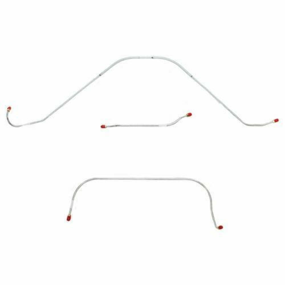 1956 Ford Thunderbird Front Brake Line Kit with Power Brakes 3 Piece - SKT5602SS - Front Lines Car Part People