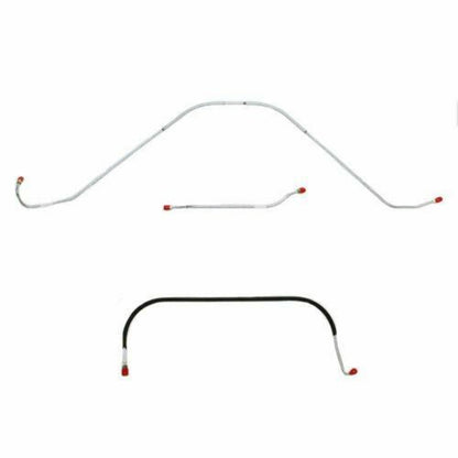 1957 Ford Thunderbird Front Brake Line Kit with Power Brakes 3 Piece - SKT5702SS - Front Lines Car Part People