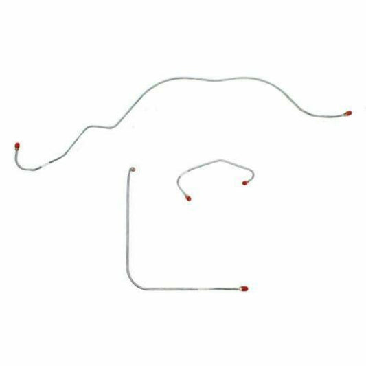 1960 Ford Thunderbird Front Brake Line Kit with Power Brakes 3 Piece - SKT5902OM - Front Lines Car Part People