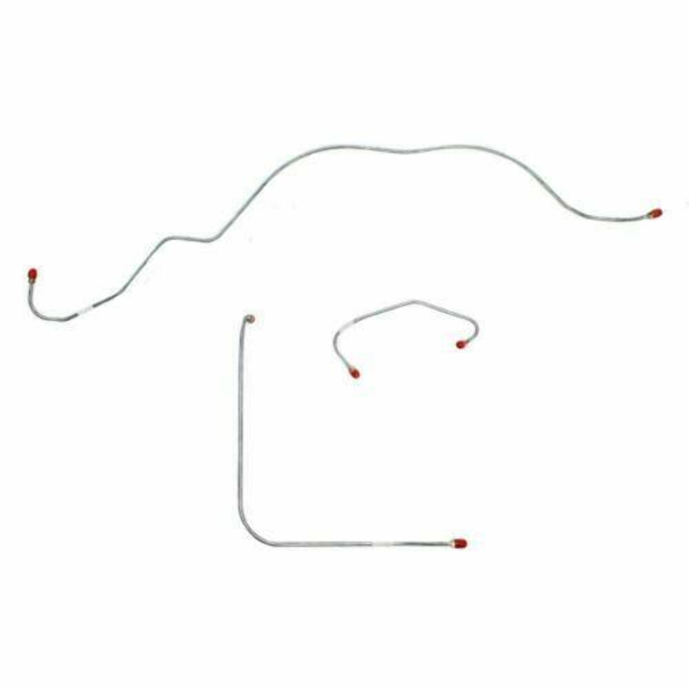 1960 Ford Thunderbird Front Brake Line Kit with Power Brakes 3 Piece - SKT5902SS - Front Lines Car Part People