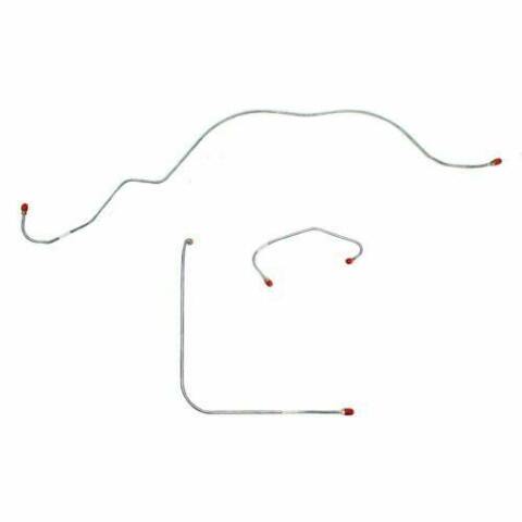 1960 Ford Thunderbird Front Brake Line Kit with Power Brakes 3 Piece - SKT5902SS