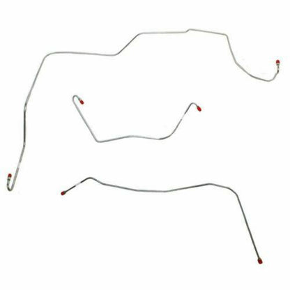 1961-62 Ford Thunderbird Front Brake Line Kit w/ Power Brakes 3 Piece SKT6101SS - Front Lines Car Part People
