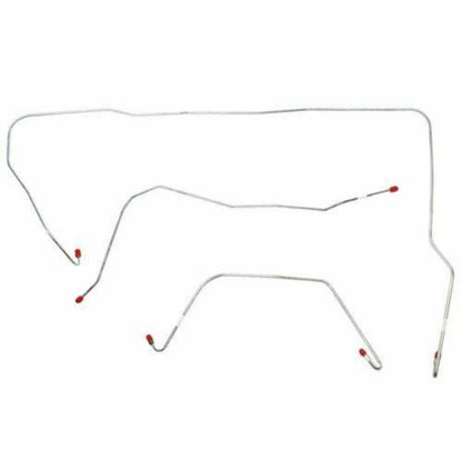 1963-64 Ford Thunderbird Front Brake Line Kit w/ Power Brakes 3 Piece SKT6301OM - Front Lines Car Part People