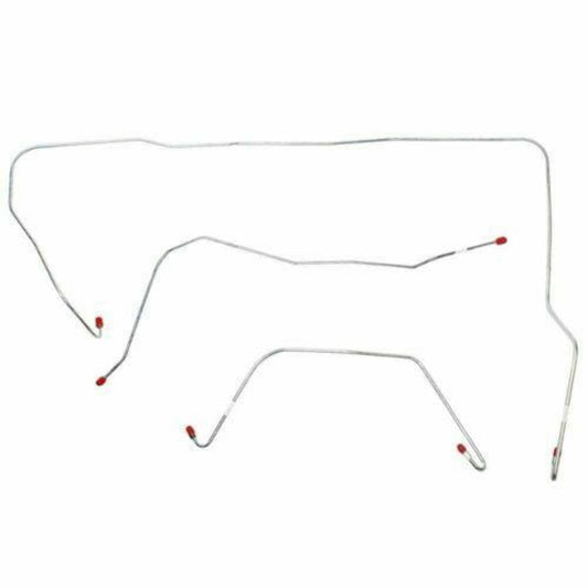 1963-64 Ford Thunderbird Front Brake Line Kit w/ Power Brakes 3 Piece SKT6301OM - Front Lines Car Part People