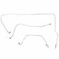 1963-64 Ford Thunderbird Front Brake Line Kit w/ Power Brakes 3 Piece SKT6301OM