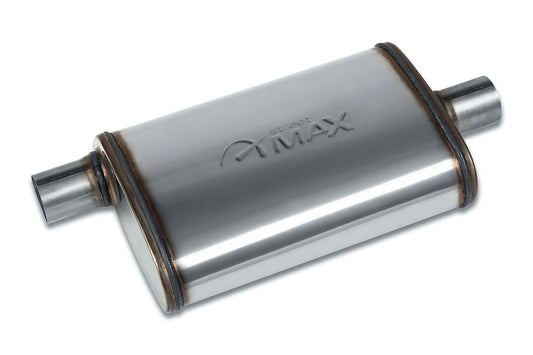 Straight Through Muffler 4x9x14 2.25 In/Out Stainless SM11225-JHPR