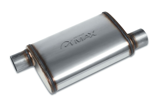 Fits 1963-14 Chevrolet Corvette Straight Through Muffler-Stainless SM11236-JHPR