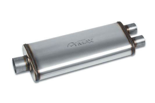 Fits 1980-86 GMC K1500 Suburban Straight Through Muffler-Stainless SM11585-JHPR