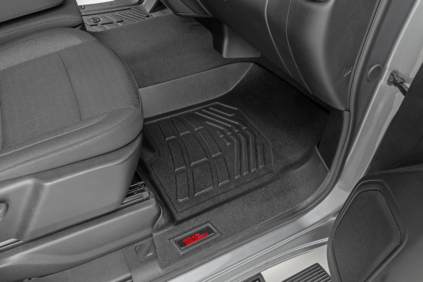 Fits Chevy/GMC 1500/2500HD (19-24) Floor Mats FR & RR FR Bucket Crew SM2161