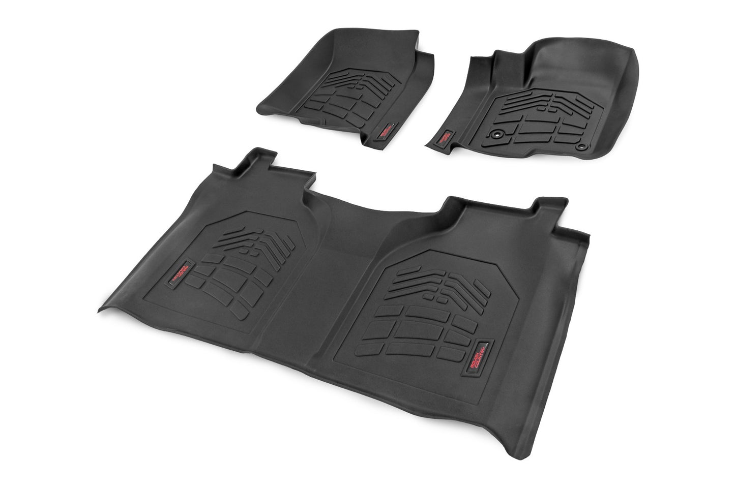 Fits Chevy 1500/2500HD(19-24) Sure-Fit Floor Mats FR & RR FR Bucket Crew SM21612