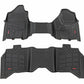 Fits Ram 2500(19-24) Sure-Fit Floor Mats Front & Rear Over Hump Crew SM31530