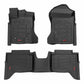 Fits Ford Ranger 2WD/4WD (2024) Sure-Fit Floor Mats; Front & Rear; Crew; SM51003