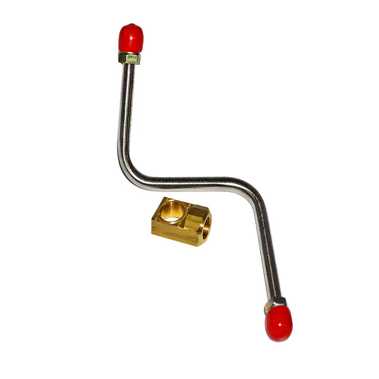 1955 Ford Thunderbird Pump-Carb Fuel Line Wiper Vacuum Line Stainless SPC5504SS - Pre-Bent Fuel Lines Car Part People