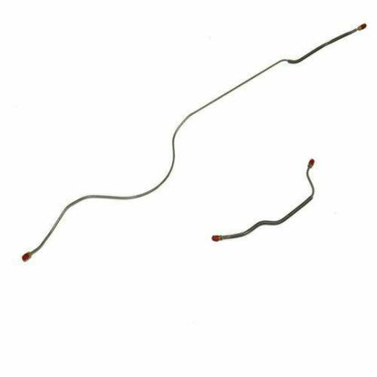 1957 Ford Thunderbird Rear Axle Brake Lines 2 Set Stainless - SRA5701SS - Rear Lines Car Part People