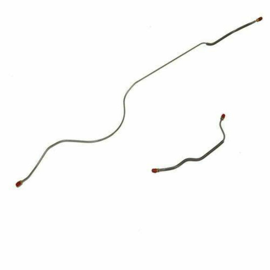 1957 Ford Thunderbird Rear Axle Brake Lines 2 Set Stainless - SRA5701SS - Rear Lines Car Part People