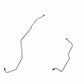 1963 Ford Thunderbird Rear Axle Brake Lines 2 Set Steel - SRA6201OM