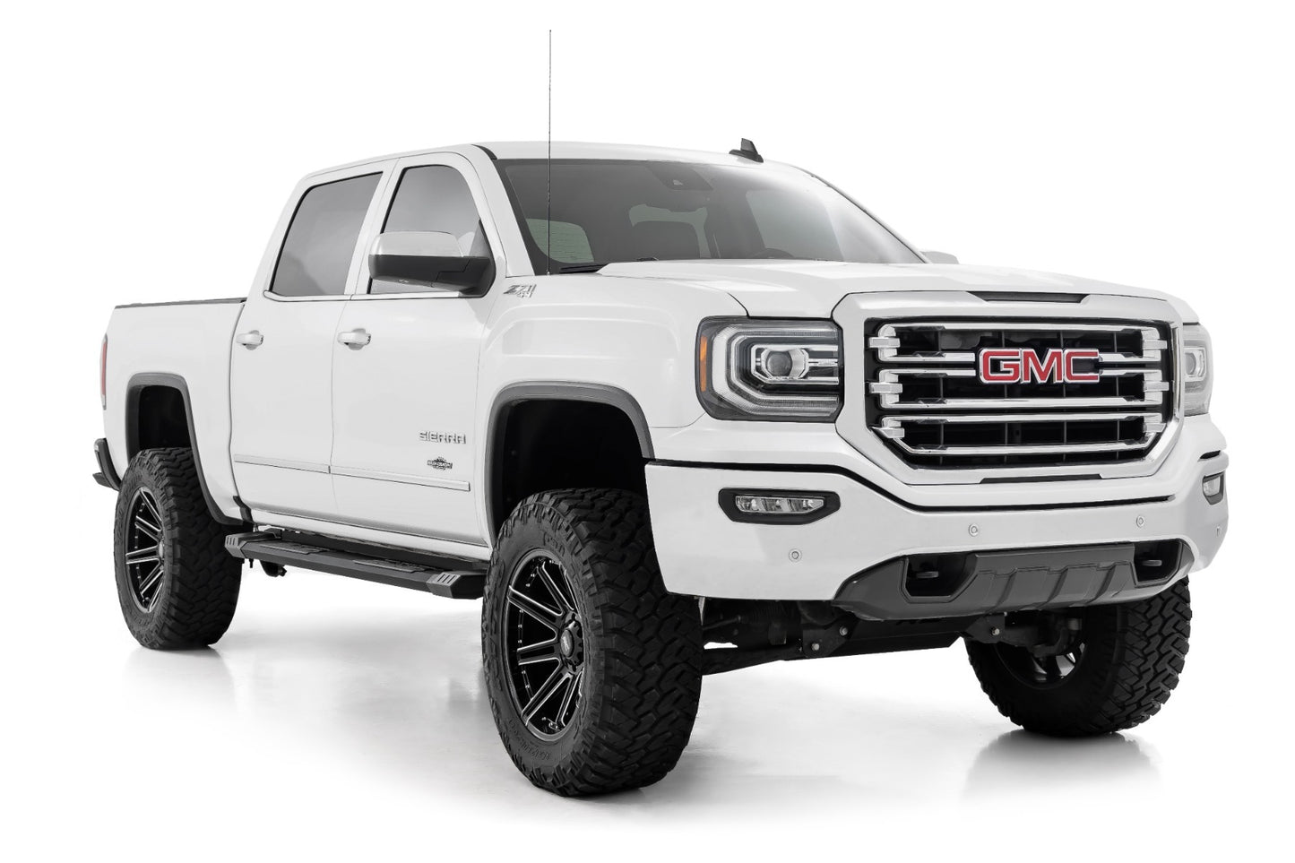 Fits Chevy 1500 (07-19 &Classic) HD2 Aluminum Running Boards Ext Cab SRB071777A