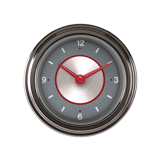 Silver Series 2 1/8" Clock SS90SLF