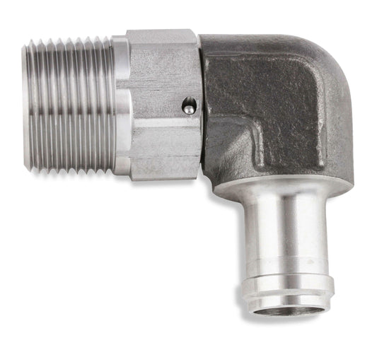 Earls 90 Degree 5/8 Hose to 1/2 NPT Male Elbow - with Swivel - SS988410ERL