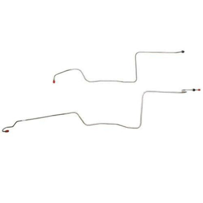 1956-57 Ford Thunderbird Transmission Cooler Lines w/ Expansion Loop - STC5602SS - Transmission Lines Car Part People