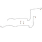 1963 Ford Thunderbird Transmission Cooler Lines w/ MX Transmission - STC6301OM