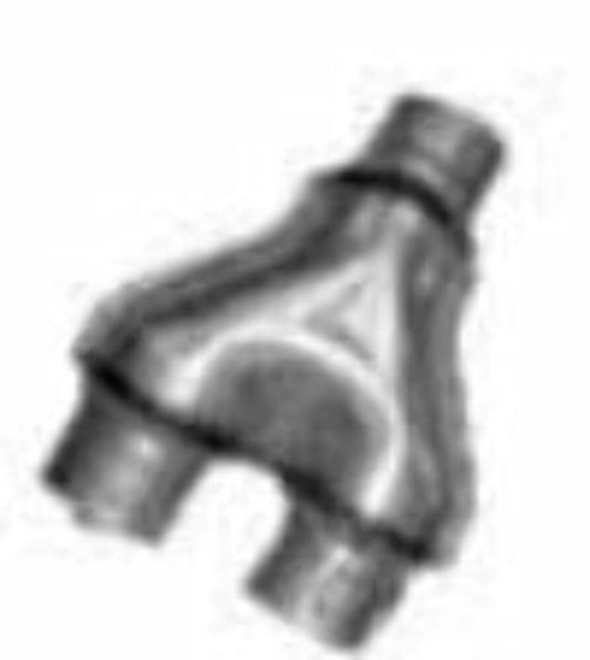 Jones Exhaust SU4-4 Aluminized Stamped Y-Pipe 2.5 Single Pipe , 2.5 Dual Pipes - Y Pipe Car Part People