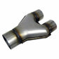 Jones Exhaust SU6-4SS Stainless Steel Stamped Y-Pipe 3 Single Pipe, 2.5 Dual Pipes