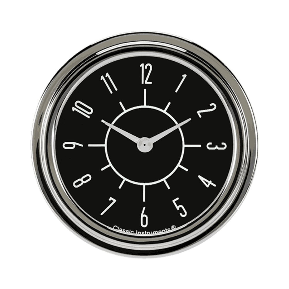 6-Pack Matching Black 2 5/8" Clock SX92BSLF