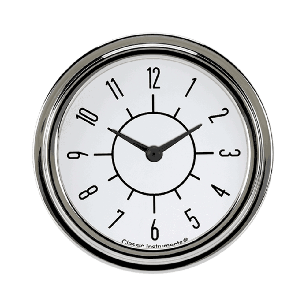 6-Pack Matching White 2 5/8" Clock SX92WSLF