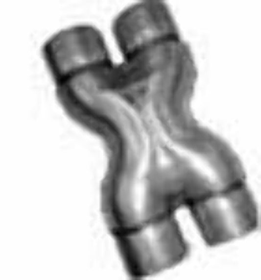 Stamped Xpipe; 2.25" X 15"-SXP3 - X Pipe Car Part People