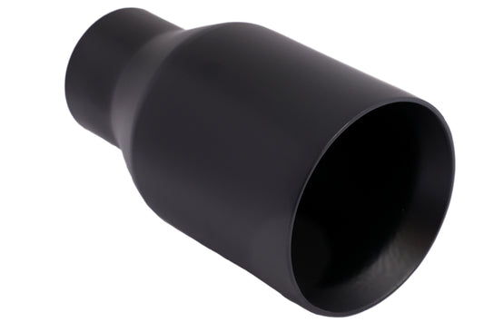 Single Round Double Wall Straight  Cut Tip Matt Black-T2631SBK