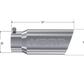 Tip; 5in. O.D. Angled Single Walled 4in. inlet 12in. length; T304 - T5052
