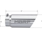 Tip; 5in. O.D. Dual Wall Angled 4in. inlet 12in. length; T304 - T5053 - Exhaust Tips Car Part People