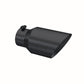 Tip; 6in. O.D. Dual Wall Angled 4in. inlet 12in. length-Black Coated - T5072BLK - Exhaust Tips Car Part People