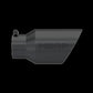 Tip; 6in. O.D. Dual Wall Angled 4in. inlet 12in. length-Black Coated - T5072BLK