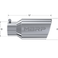 Tip; 6in. O.D. Angled Rolled End 4in. inlet 12in. length; T304 - T5073