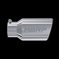 Tip; 6in. O.D. Angled Rolled End 4in. inlet 12in. length; T304 - T5073 - Exhaust Tips Car Part People