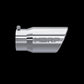 Tip; 6in. O.D. Angled Rolled End 5in. inlet 12in. length; T304 - T5075 - Exhaust Tips Car Part People
